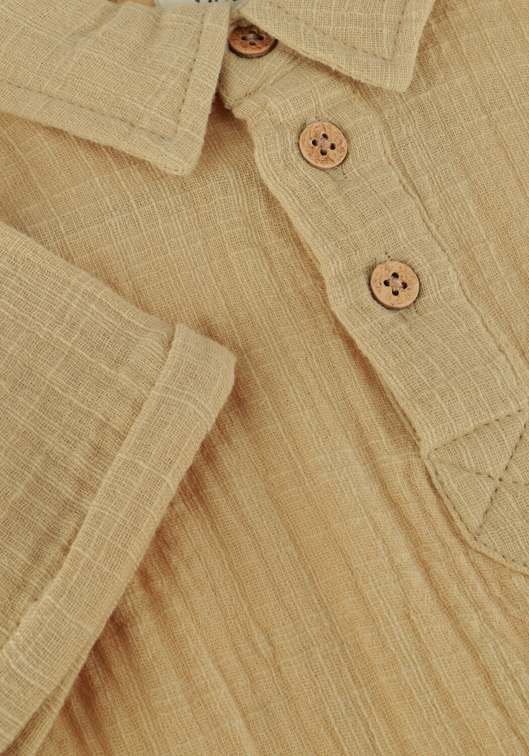 Camel LIL' ATELIER Tops & T-shirts NBMDAWSON SS LOOSE SHIRT LIL - large