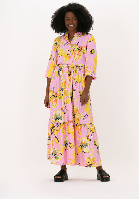 Roze POM AMSTERDAM Maxi jurk LILY DRESS LONG - large