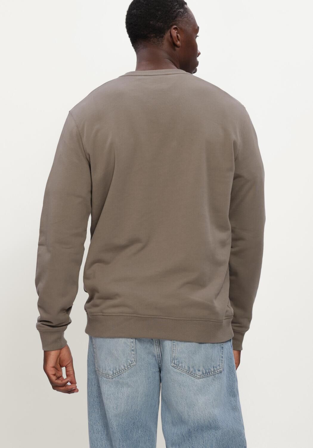 Bruine LYLE & SCOTT Sweater CREW NECK SWEATSHIRT - large