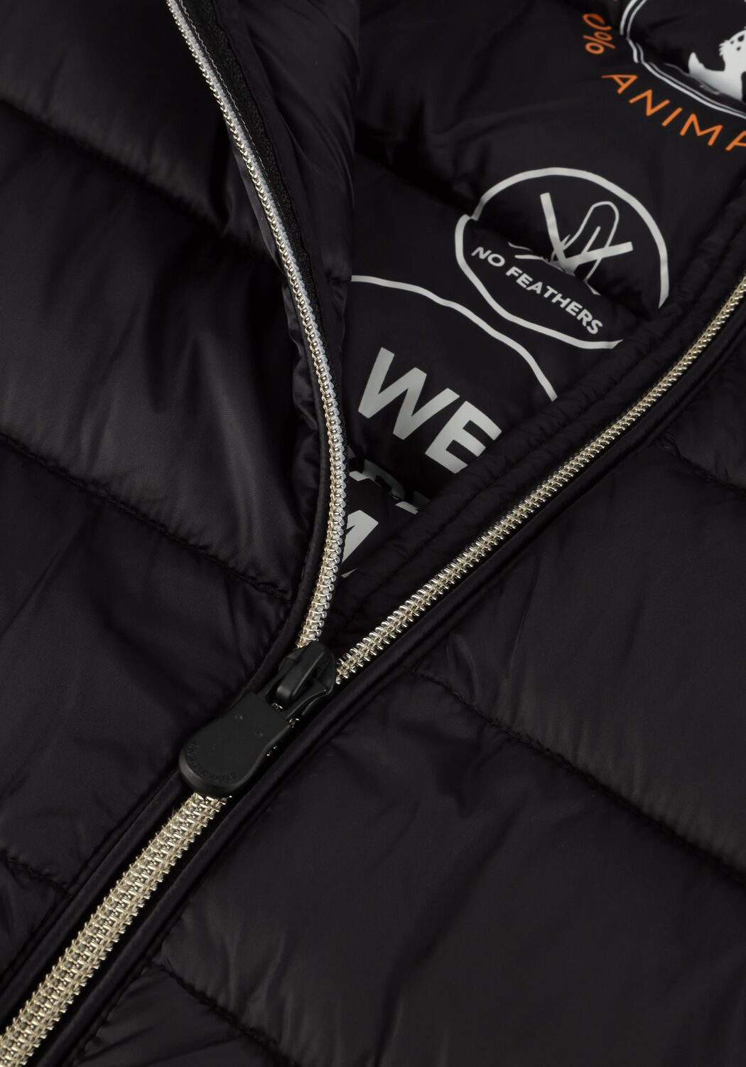 Zwarte SAVE THE DUCK Gewatteerde jas ELSIE - large