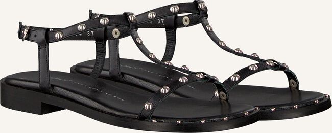 Zwarte BRONX Platte sandalen 84754 Zwarte BRONX Platte sandalen 84754 - large