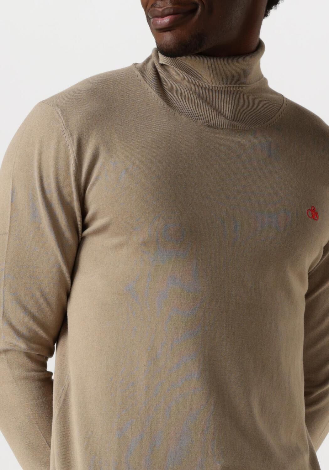 SCOTCH & SODA Heren Truien & Vesten Turtleneck Viscose Sweater Beige