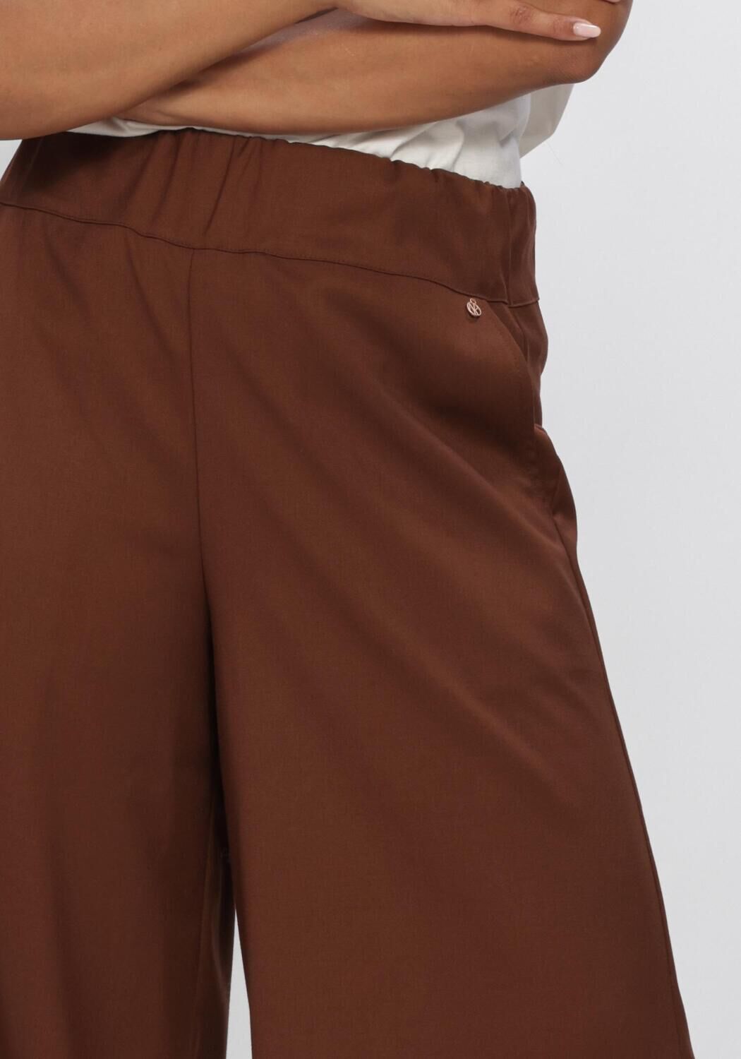 Bruine NUKUS Wijde broek LIEVE PANTS - large