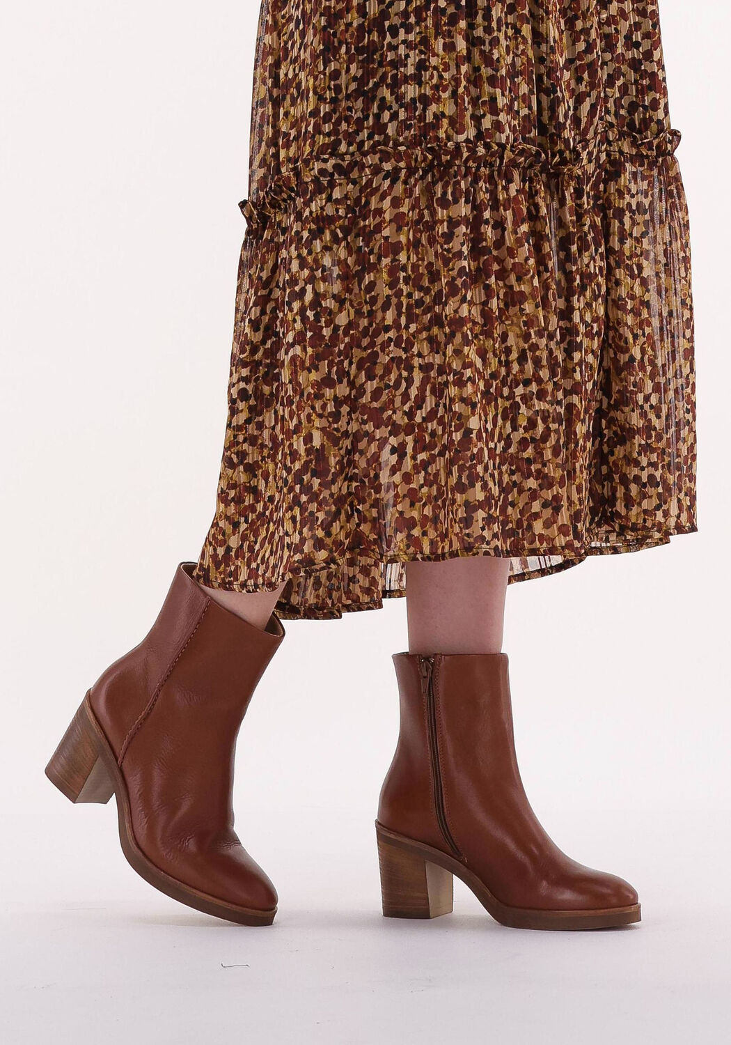 Bruine VIA VAI Enkellaarsjes TAARA - large