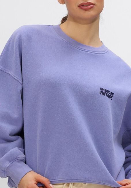 Paarse AMERICAN VINTAGE Sweater PLIZZY - large