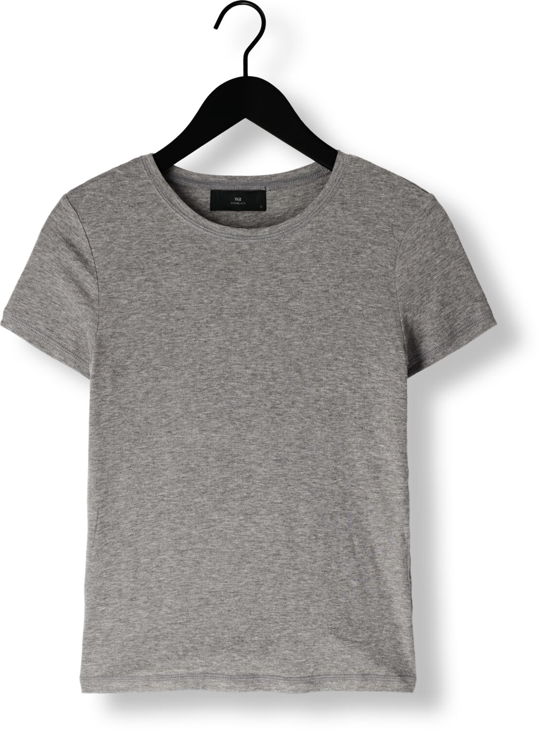 WITHBLACK Dames Tops & T-shirts Wblheather Ss Tee Grijs