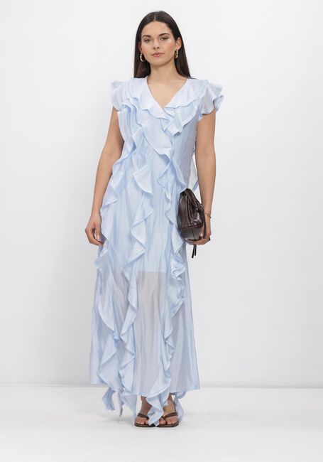Lichtblauwe COPENHAGEN MUSE Maxi jurk CMMOLLY-DRESS - large