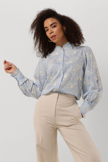 Lichtblauwe FABIENNE CHAPOT Blouses BRODY BRODERIE BLOUSE 10 - large