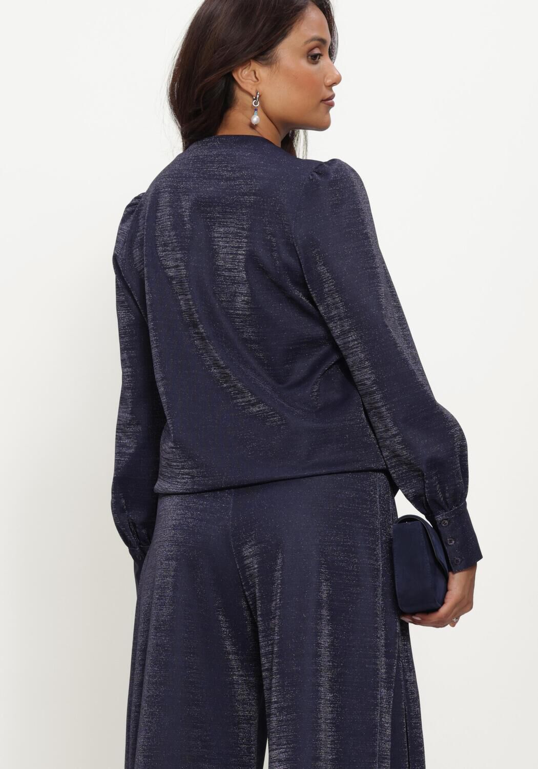 Donkerblauwe STUDIO ANNELOES Top Chrisje top - large