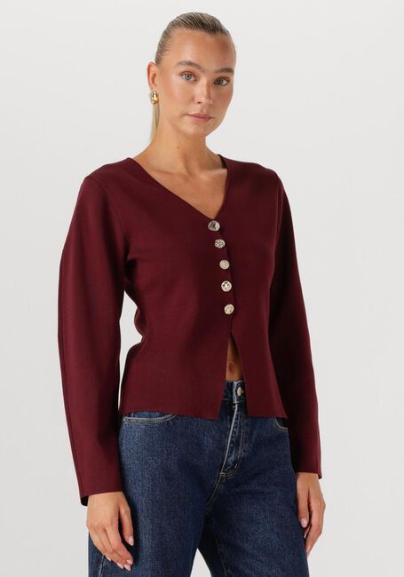 Bordeaux Y.A.S. Trui YASMIKKALA LS KNIT CARDIGAN S. - large