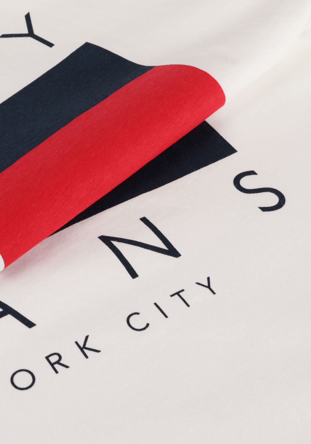 Ecru TOMMY JEANS T-shirt TJM REG FLAG GRAPH BCKORINT T EXT - large