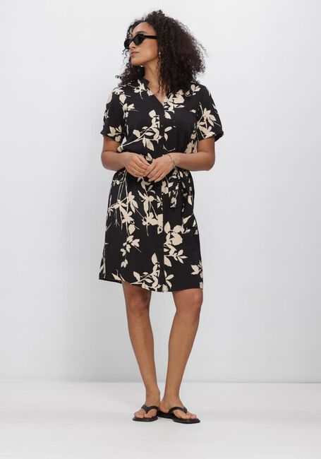 Zwarte OBJECT Mini jurk OBJJACIRA S/S SHIRT DRESS - large