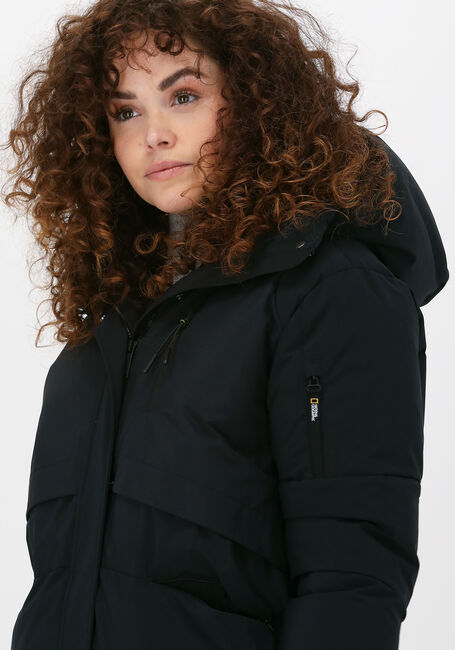 Zwarte NATIONAL GEOGRAPHIC Gewatteerde jas PREMIUM FLOW - large