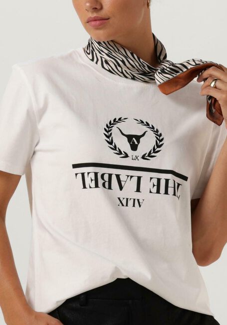 Witte ALIX THE LABEL T-shirt THE LABEL T-SHIRT - large
