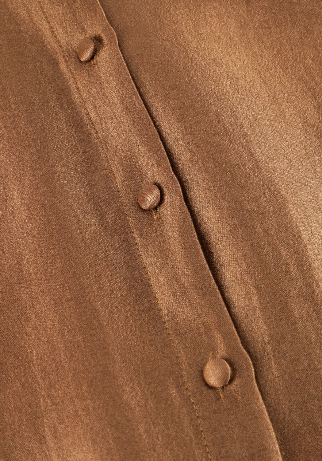 Bruine AAIKO Blouses VERONNE TIE SHIMM RAY 517 2 - large