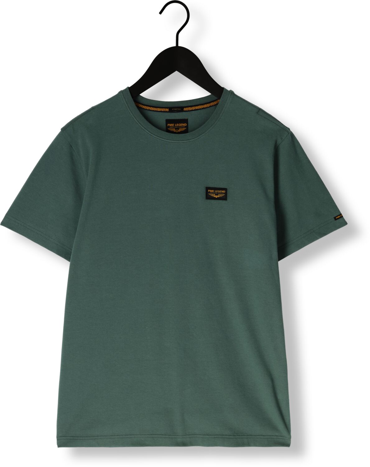 PME LEGEND Heren Polo's & T-shirts Short Sleeve R-neck Guyver Tee Groen