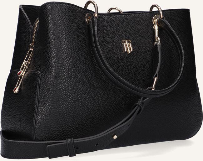 Zwarte TOMMY HILFIGER Handtas TH ESSENCE SATCHELL Zwarte TOMMY HILFIGER Handtas TH ESSENCE SATCHELL - large