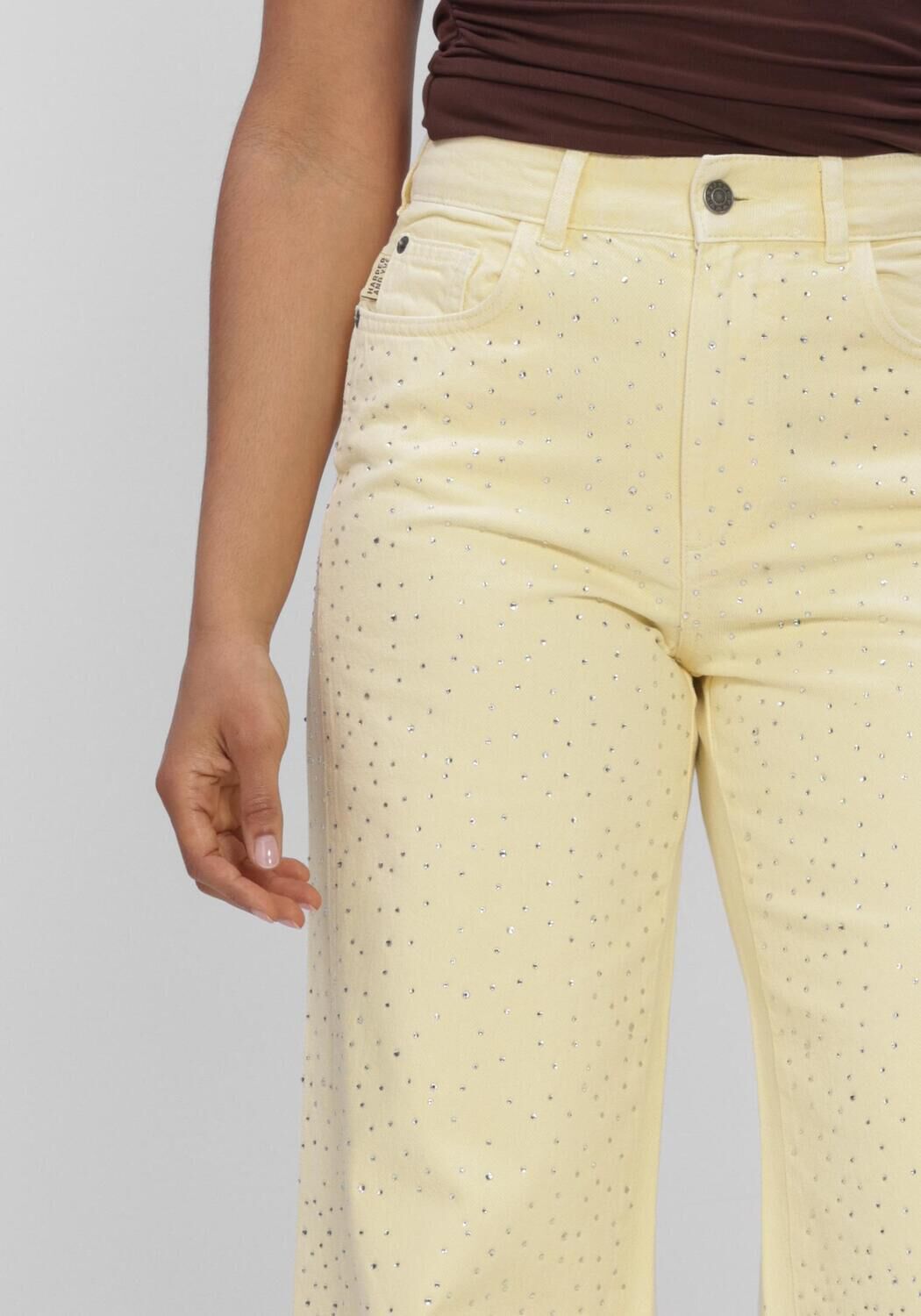 Gele HARPER & YVE Wide jeans MAYRA-PA - large