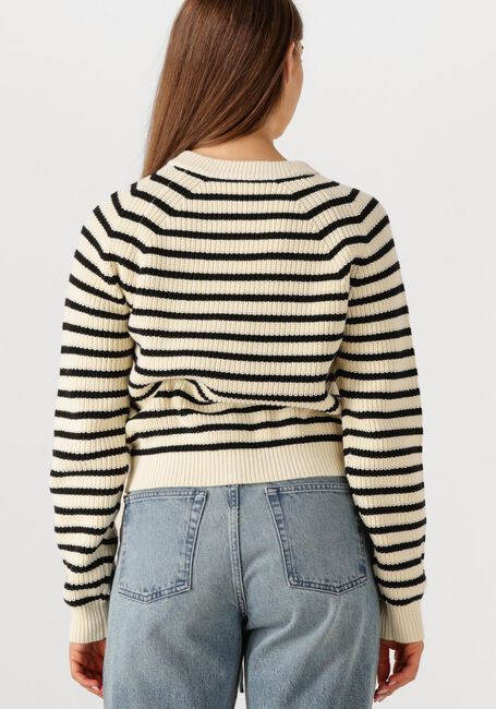 Zwarte ANOTHER LABEL Trui ASTER KNITTED PULL L/S - large