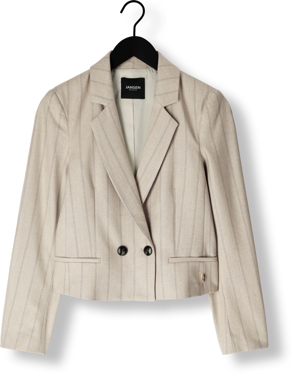 JANSEN AMSTERDAM Dames Blazers Pss265 Blazer Aliya Zand