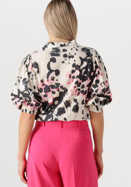 Multi JANSEN AMSTERDAM Blouses MANON BLOUSE WAM 199 3/4 PUFFED SLEEVE - large