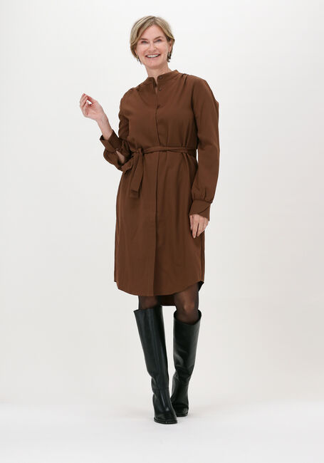 Bruine ANOTHER LABEL Mini jurk DALYCE DRESS  - large