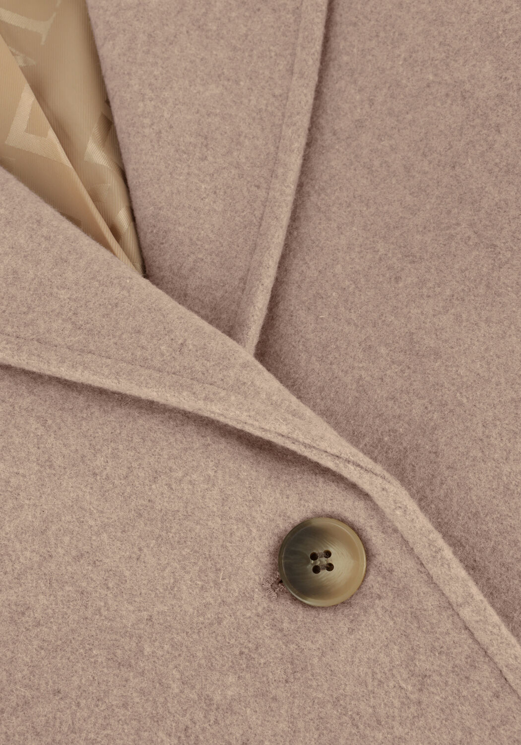 Beige SELECTED WOMEN Mantel SLFNEW ALMA WOOL COAT - large