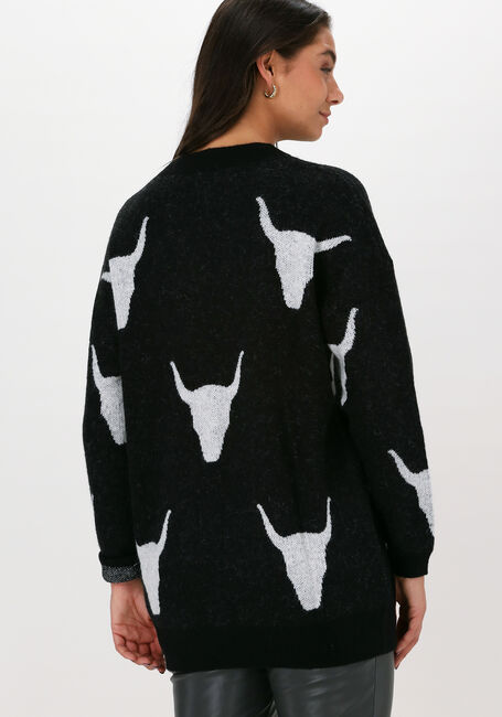 Zwarte ALIX THE LABEL Trui BULL JAQUARD PULLOVER - large
