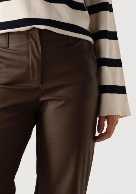 Bruine KNIT-TED Wijde broek NAOMI PANT - large