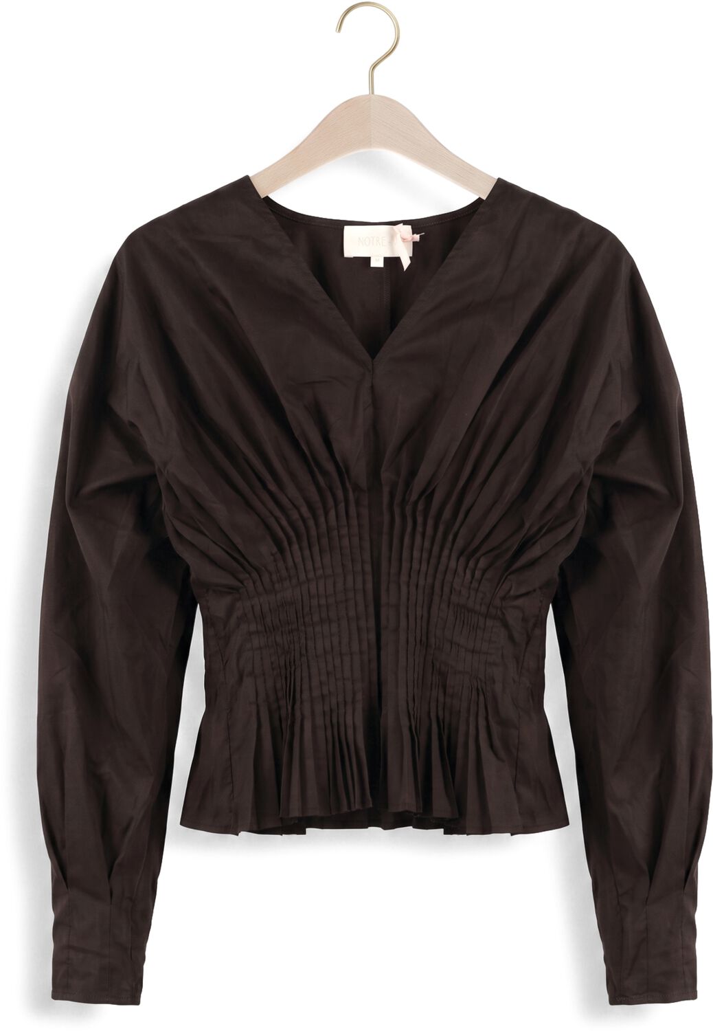NOTRE-V Dames Blouses Nv-isel Bruin
