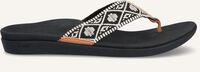 Zwarte REEF Teenslippers ORTHO WOVEN - medium