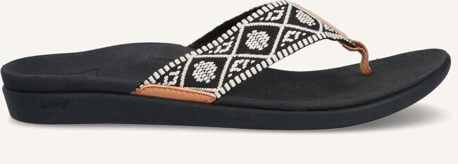 Zwarte REEF Teenslippers ORTHO WOVEN Zwarte REEF Teenslippers ORTHO WOVEN - large