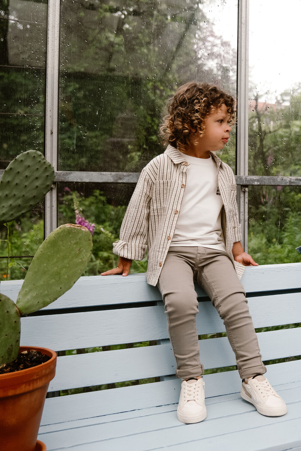 Beige DAILY7 Skinny jeans TWILL PANTS SKINNY FIT - large