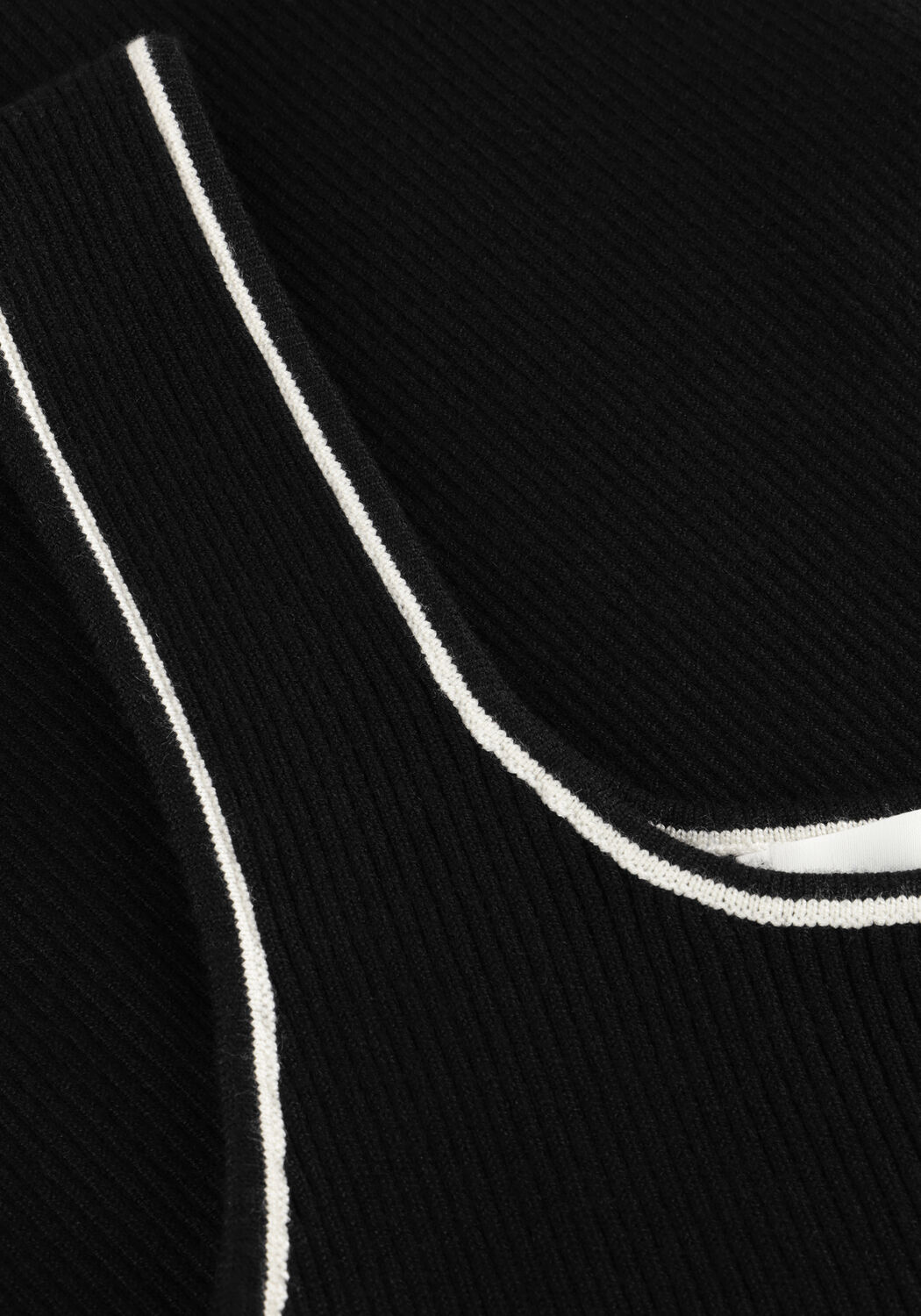 Zwarte SELECTED WOMEN Top SLFKAMMA JENNY SL KNIT TOP - large