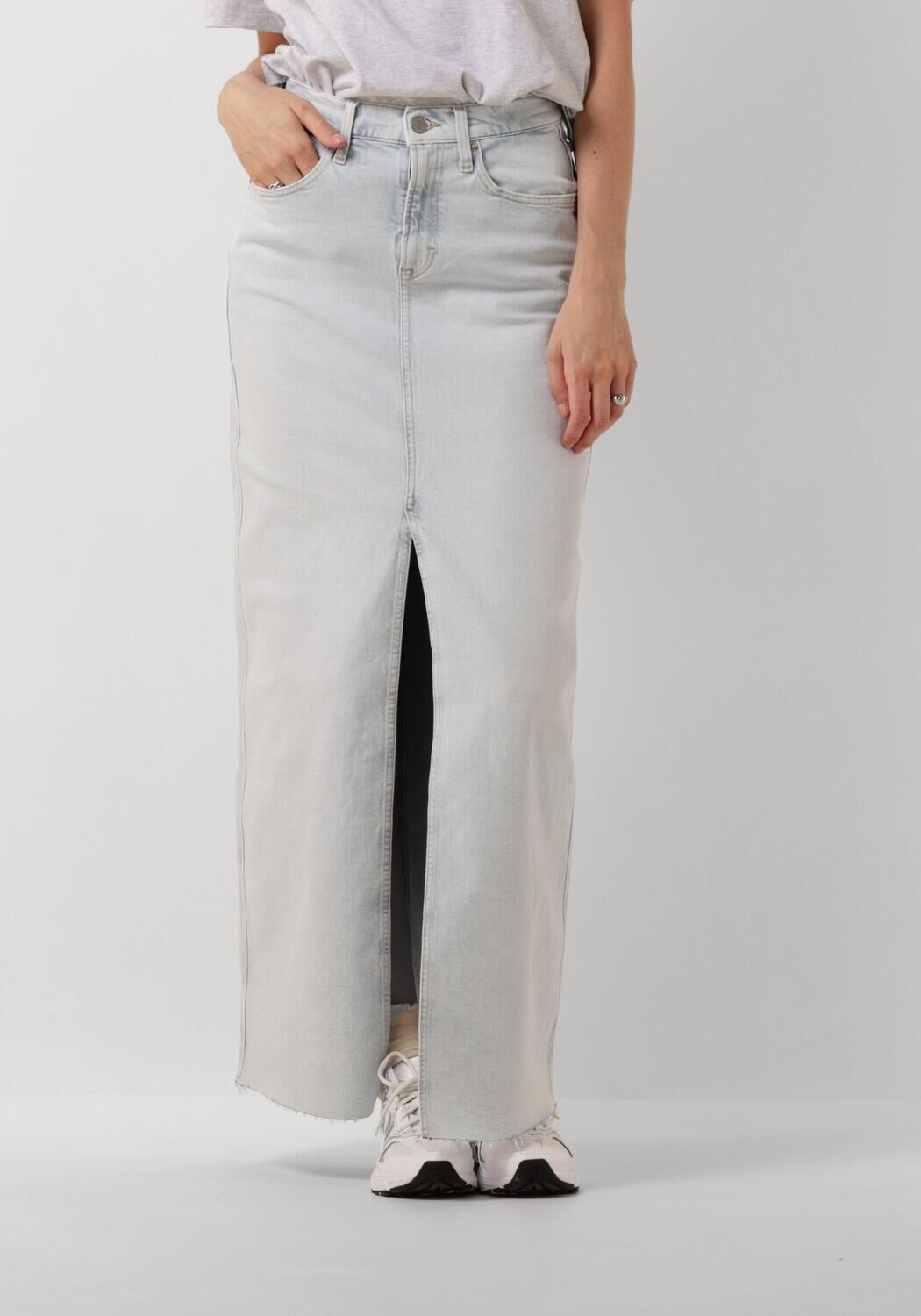 TOMMY JEANS Dames Rokken Claire Hgh Maxi Skirt Blauw