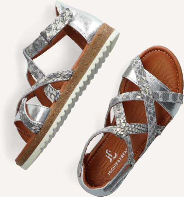 Zilveren JOCHIE & FREAKS Platte sandalen JF-21720 Zilveren JOCHIE & FREAKS Platte sandalen JF-21720 - large