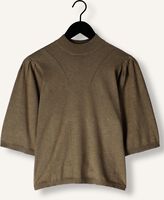 Olijf MINUS Trui KYLINA HIGH NECK KNIT T-SHIRT Olijf MINUS Trui KYLINA HIGH NECK KNIT T-SHIRT - medium