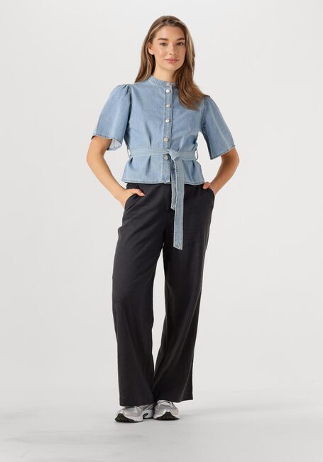 Donkergrijze MSCH COPENHAGEN Pantalon MSCHPENNIE GINIA HW PANTS - large