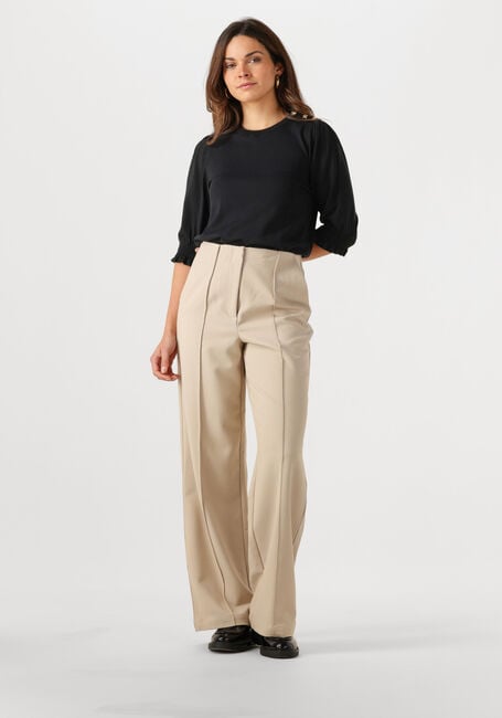 Zwarte FABIENNE CHAPOT Trui MOLLY SHORT SLEEVE PULLOVER - large