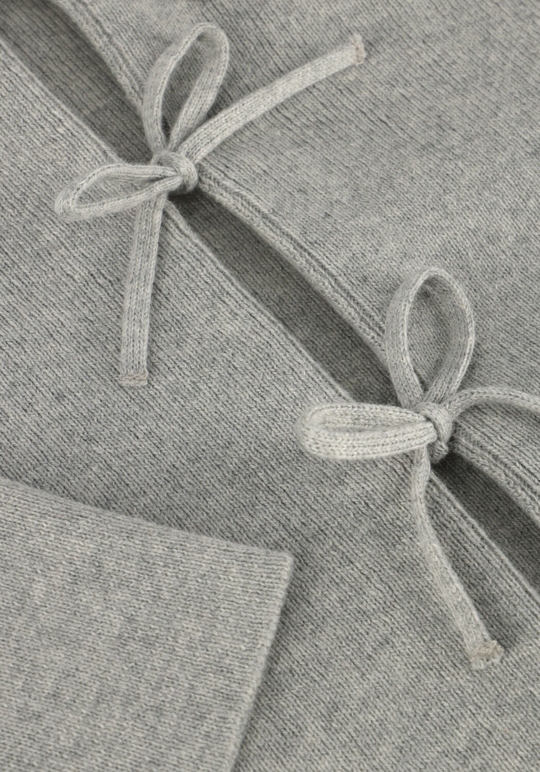 Lichtgrijze FRANKIE & LIBERTY Vest RIVKA CARDIGAN - large