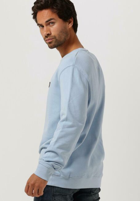 Lichtblauwe LYLE & SCOTT Sweater CREW NECK SWEATSHIRT - large
