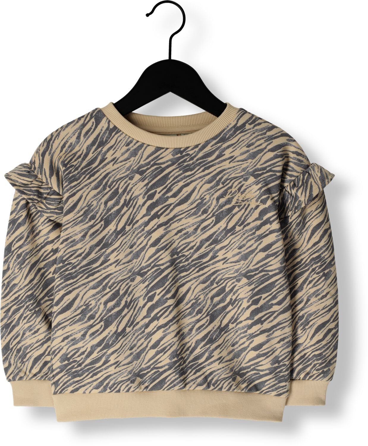 DAILY7 Meisjes Truien & Vesten Oversized Animal Sweater Grijs