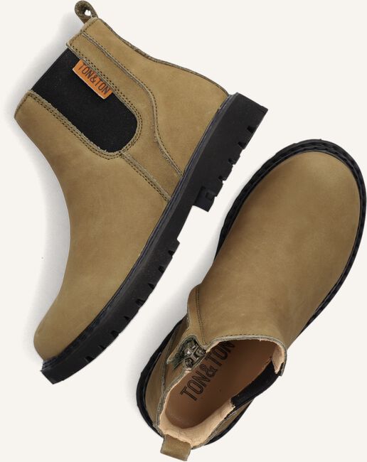 Groene TON & TON Chelsea boots SIGURD Groene TON & TON Chelsea boots SIGURD - large