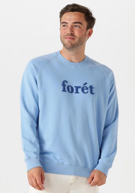 Lichtblauwe FORÉT Sweater SPRUCE SWEATSHIRT - large