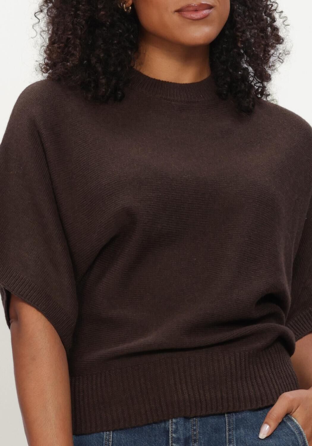Bruine GRACE & MILA Trui PULLOVER - large