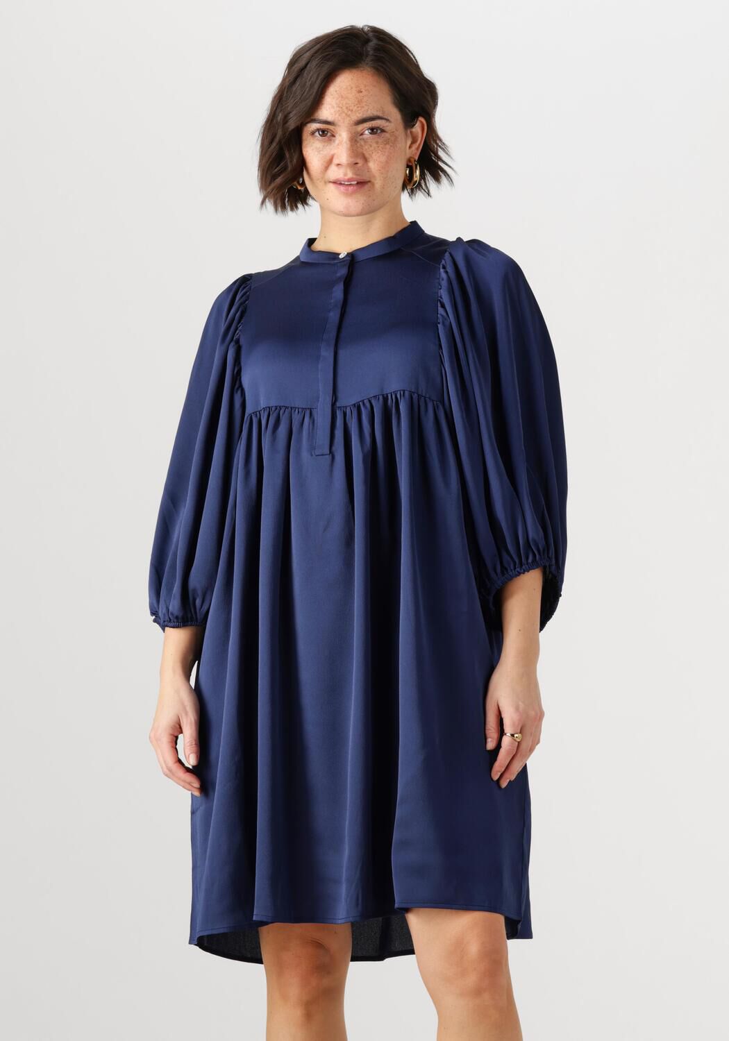 BRUUNS BAZAAR Dames Jurken Sarina Dress Donkerblauw
