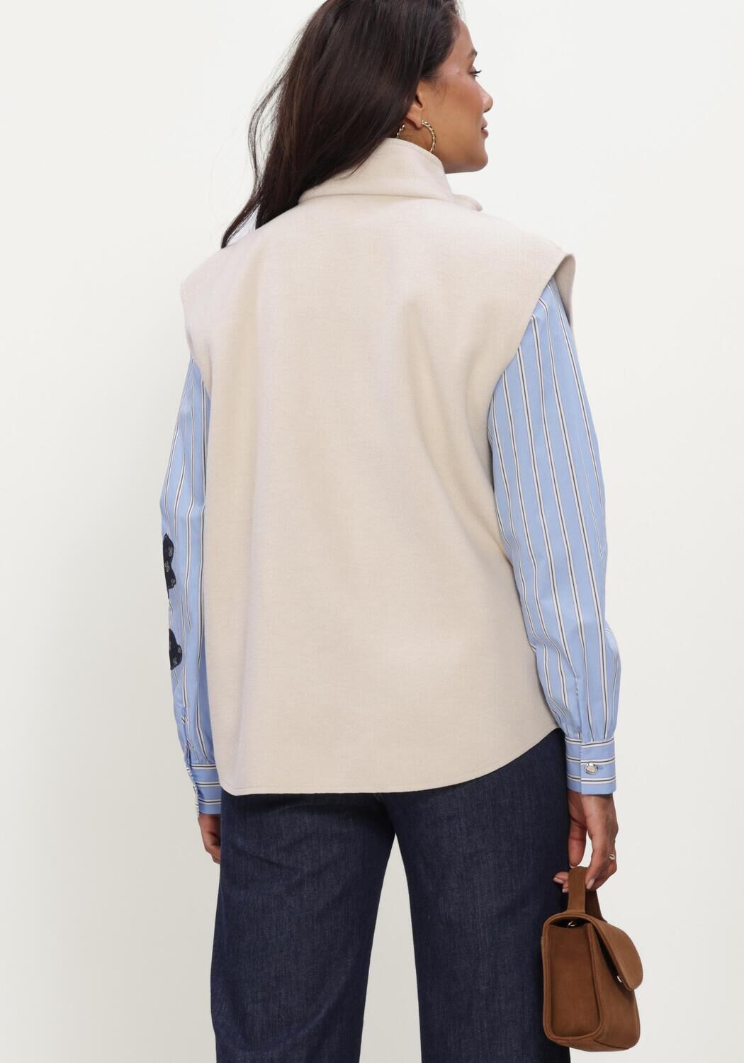 Gebroken wit CAROLINE BISS Bodywarmer 4823 - large