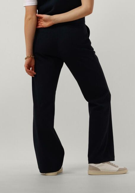Donkerblauwe RUBY TUESDAY Wijde broek RELENA STRAIGHT LEG PANTS WITH ZIPPER AT SIDE - large