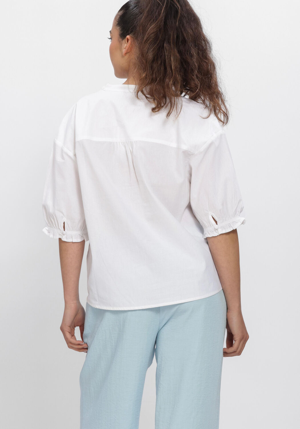 Witte MSCH COPENHAGEN Blouses MSCHMARCA DOTTEN 2 4 SHIRT - large