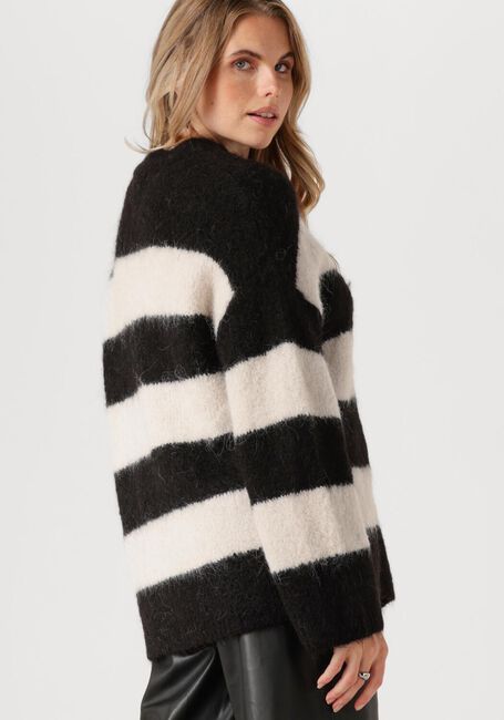 Zwarte SELECTED FEMME Trui SLFGABELLA LS KNIT O-NECK CAMP - large